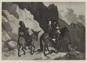 Op weg naar de markt in Oost-Turkestan